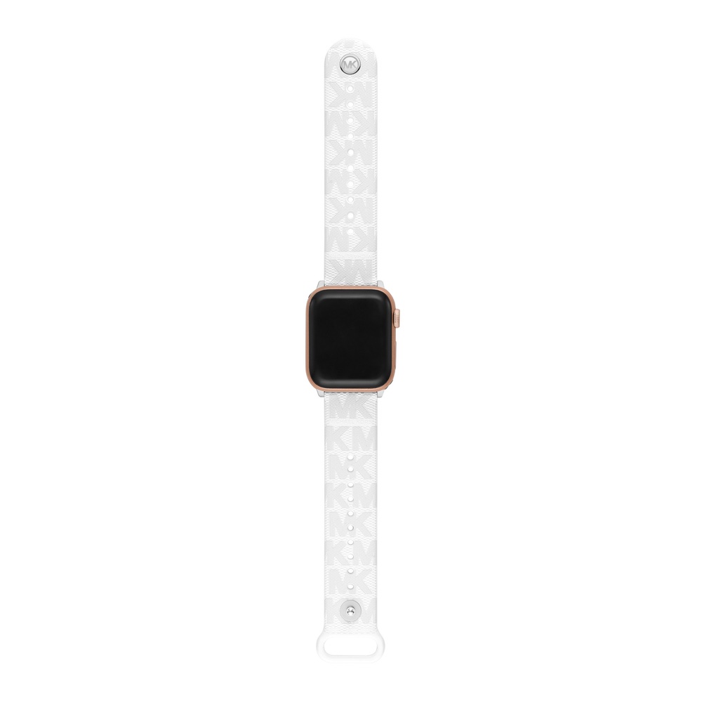 MICHAEL KORS マイケルコース Apple Watch用ベルト アップルウォッチ ラバー 38/40/41mm対応 ホワイト MKS8024  タイムタイムオンラインストア