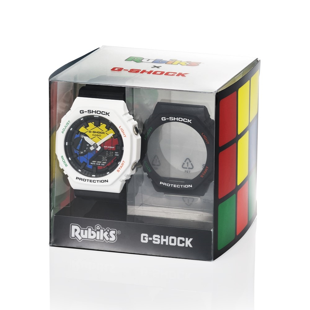 CASIO カシオ G-SHOCK Gショック Rubik’s Cubeコラボモデル GAE-2100RC-1AJR 【安心の3年保証