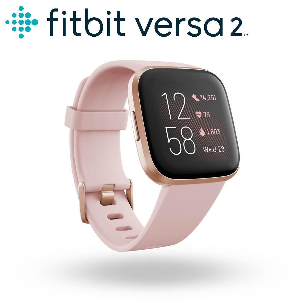 の最新トレンド 美品 Fitbit versa4 スマートウォッチ ゴールド ピンク