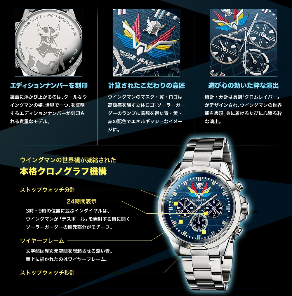 桂正和 画業 40周年 ウイングマン ウォッチ 腕時計 エンタープライズ
