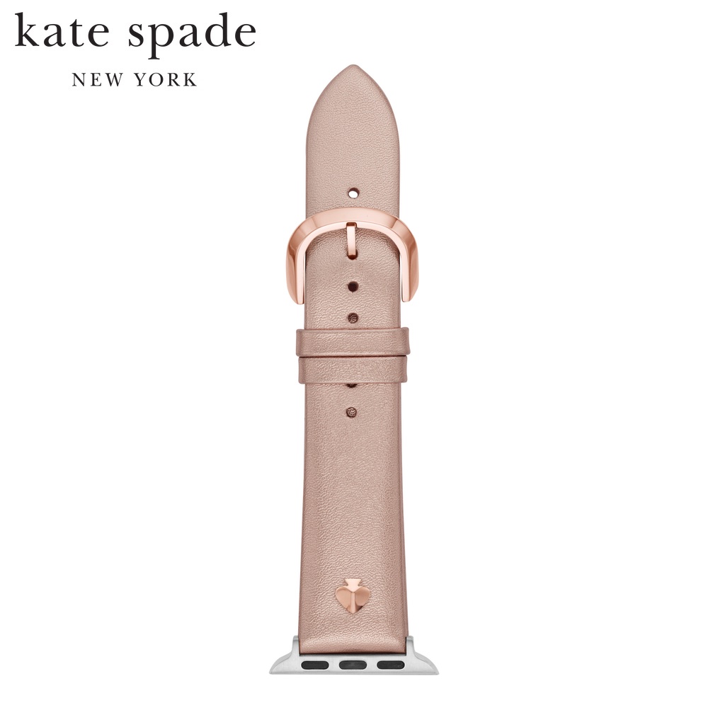 Kate Spade ケイトスペード Apple Watch用ベルト アップルウォッチ レザー 38/40/41mm対応 ローズゴールド KSS0044