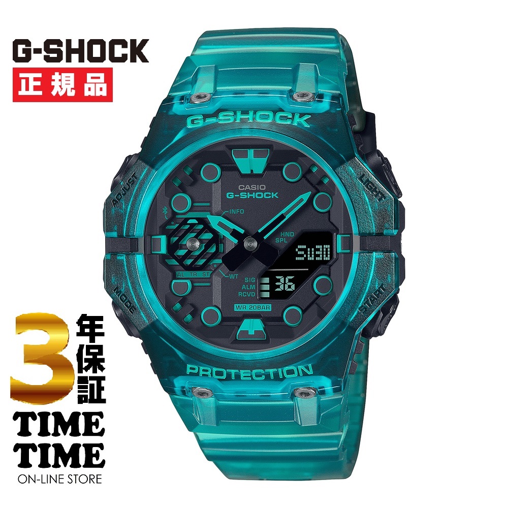 CASIO カシオ G-SHOCK Gショック スケルトン ブラック×ブルー GA-B001G-2AJF 【安心の3年保証】
