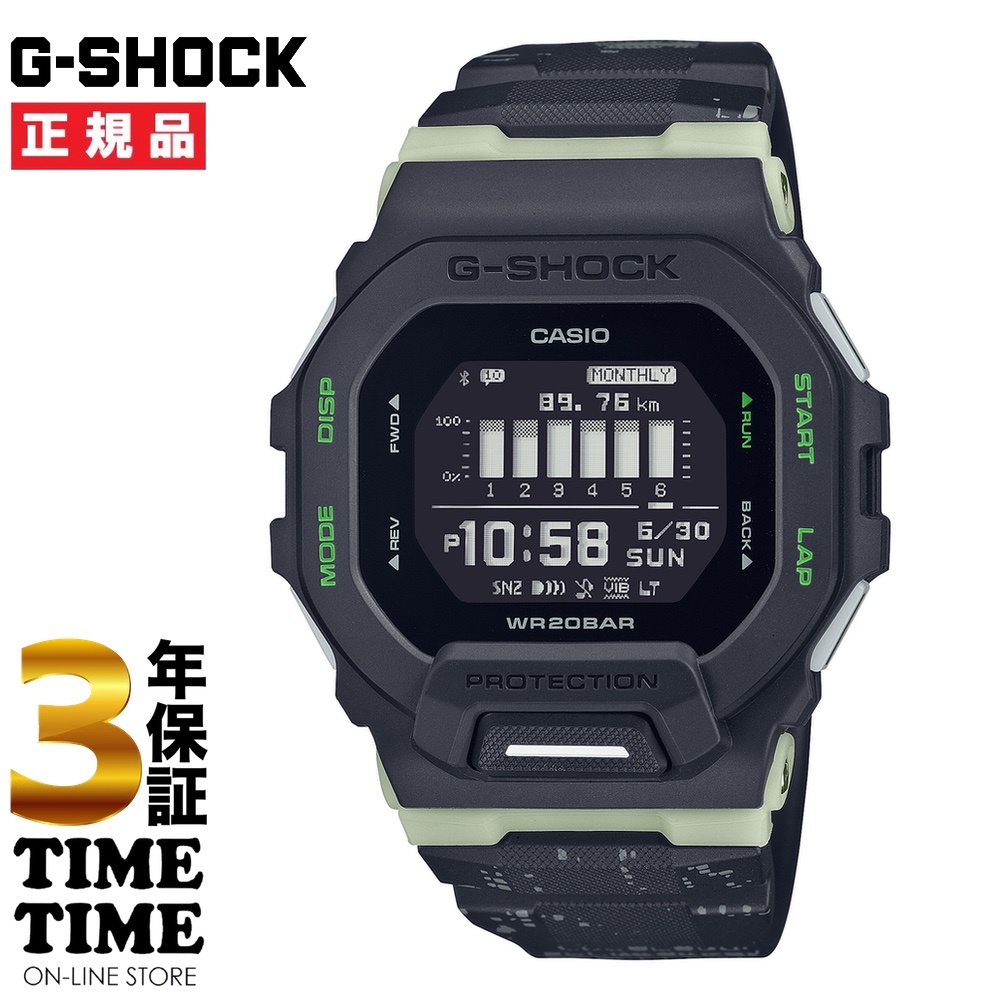 CASIO カシオ G-SHOCK Gショック G-SQUAD モバイルリンク ブラック GBD-200LM-1JF 【安心の3年保証】