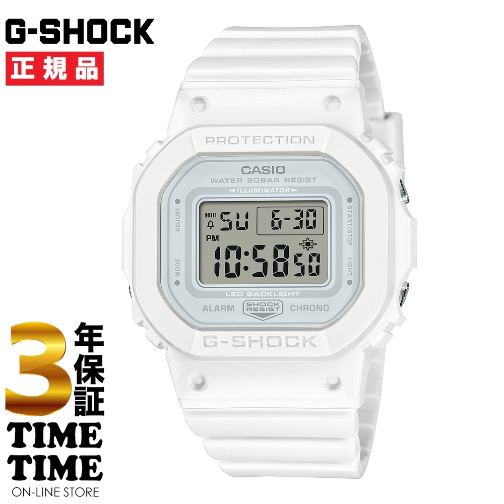 CASIO カシオ G-SHOCK Gショック デジタル ホワイト GMD-S5600BA-7JF 【安心の3年保証】