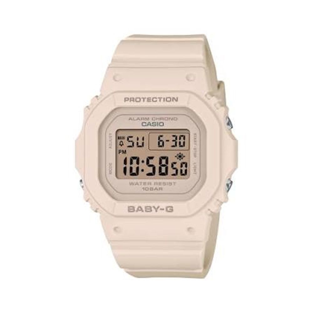 CASIO カシオ BABY-G ベビーG デジタル スクエア ピンクベージュ BGD-565U-4JF 【安心の5年保証】