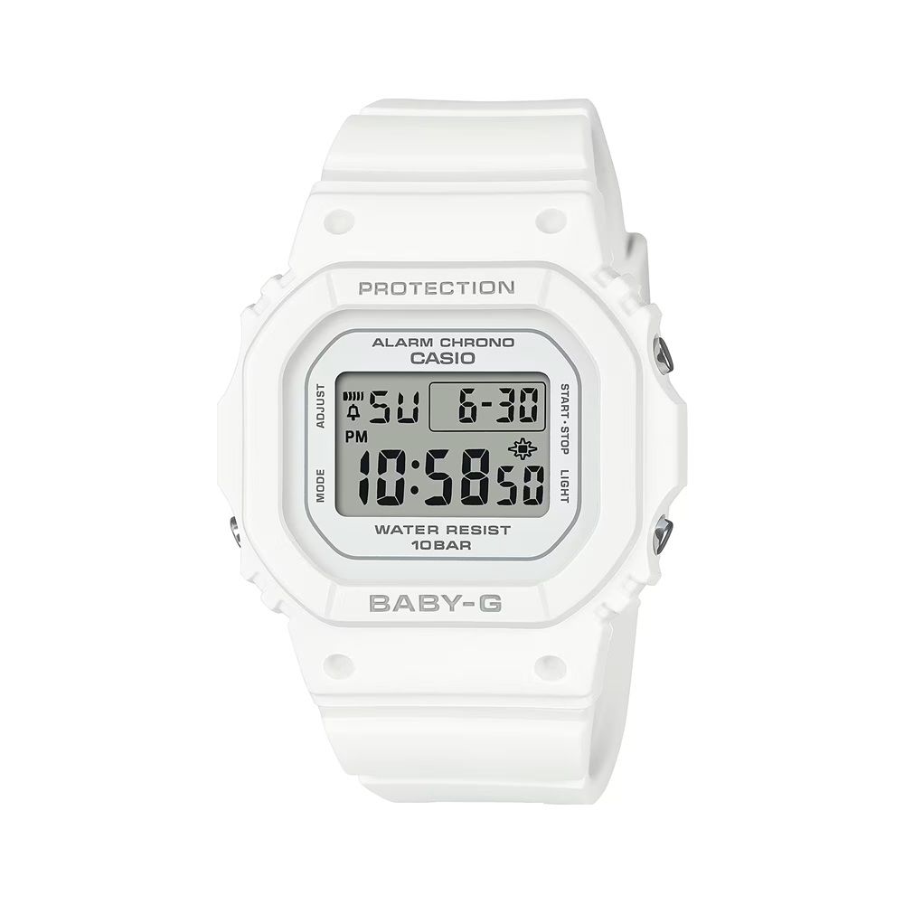CASIO カシオ BABY-G ベビーG デジタル スクエア ホワイト BGD-565U-7JF 【安心の5年保証】