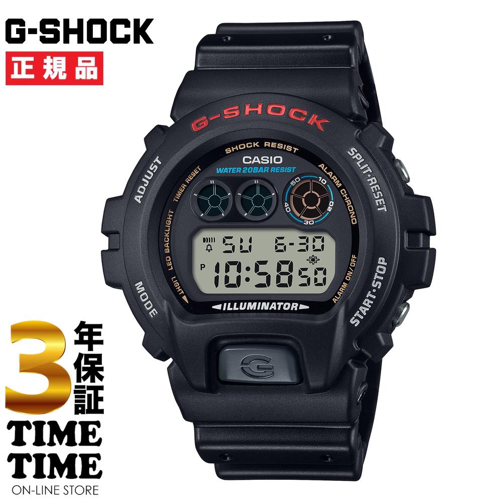 CASIO カシオ G-SHOCK Gショック メンズ デジタル ブラック DW-6900U-1JF 【安心の5年保証】