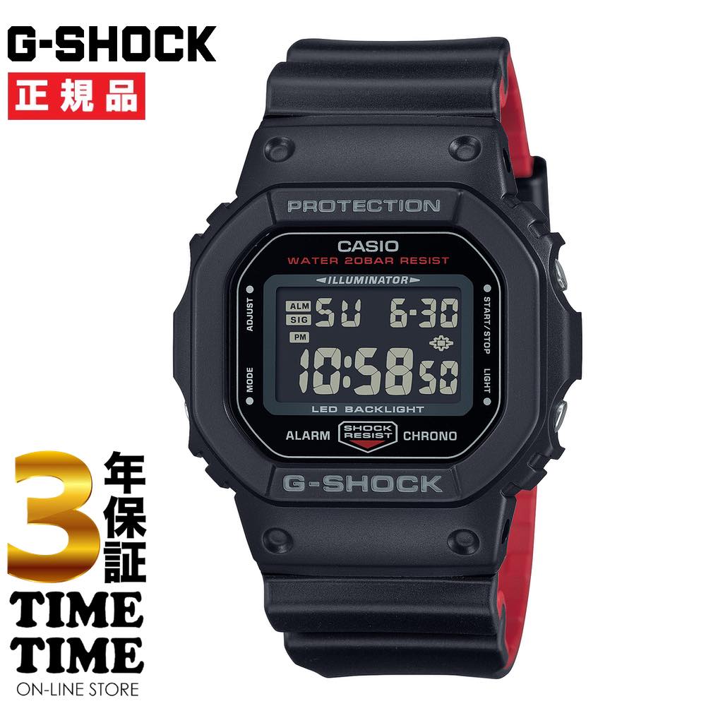 CASIO カシオ G-SHOCK Gショック メンズ デジタル ブラック DW-5600UHR-1JF 【安心の5年保証】