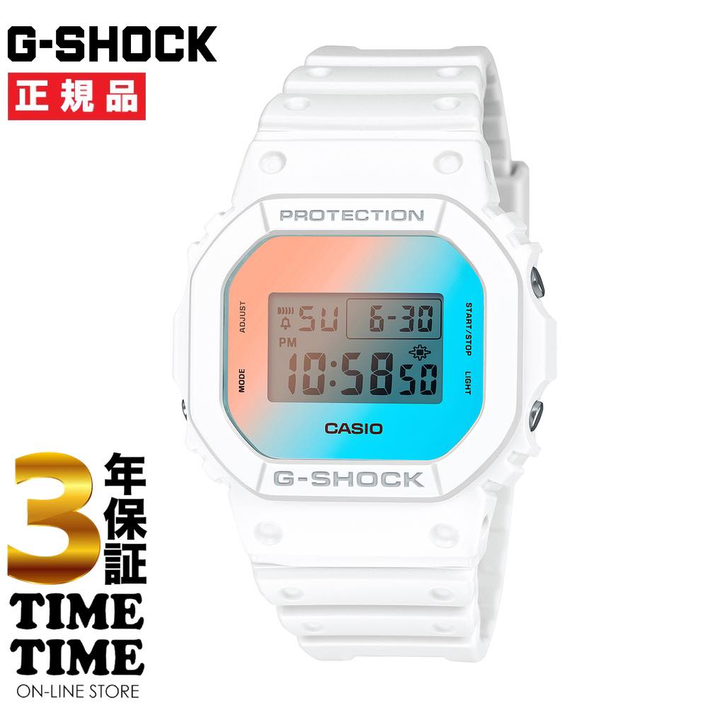 CASIO カシオ G-SHOCK Gショック BEACH TIME LAPSE series ホワイト ブルー DW-5600TL-7JF 【安心の3年保証】