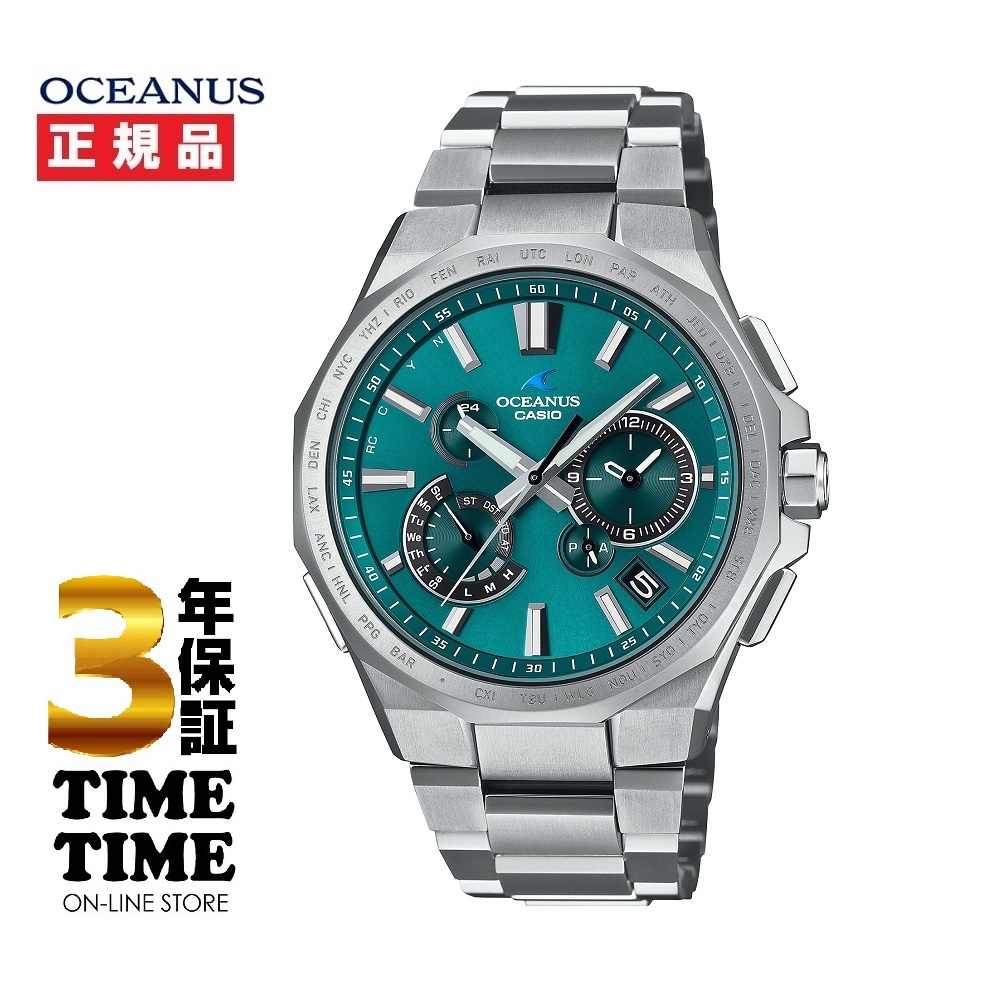 11月8日(金)発売！CASIO カシオ OCEANUS オシアナス CLASSIC LINEソーラー電波 20周年記念  OCW-T6000SG-2AJR 数量限定500本 【安心の3年保証】