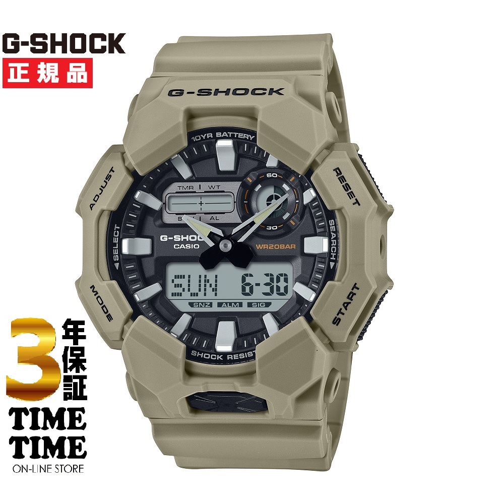 CASIO カシオ G-SHOCK Gショック GA-010-1AJF 【安心の3年保証】ベージュ