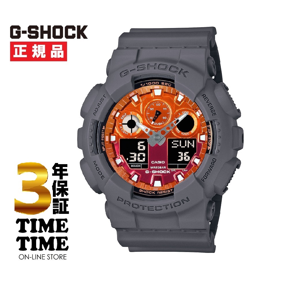 11月22日(金)発売！予約受付中！CASIO カシオ G-SHOCK Gショック Flame inside GA-100FL-8AJF 【安心の3年保証】