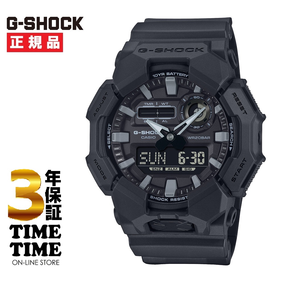 CASIO カシオ G-SHOCK Gショック 10年バッテリー Bigcaseシリーズ アナログ・デジタルコンビネーションモデル GA-010-1A1JF 【安心の5年保証】