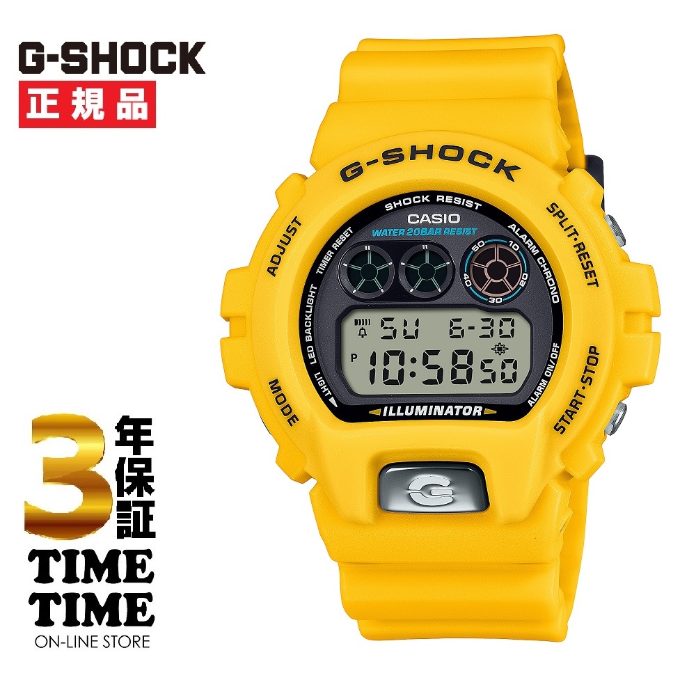 CASIO カシオ G-SHOCK Gショック 6900シリーズ 30周年記念スペシャルモデル イエロー DW-6900TR-9JR【安心の5年保証】