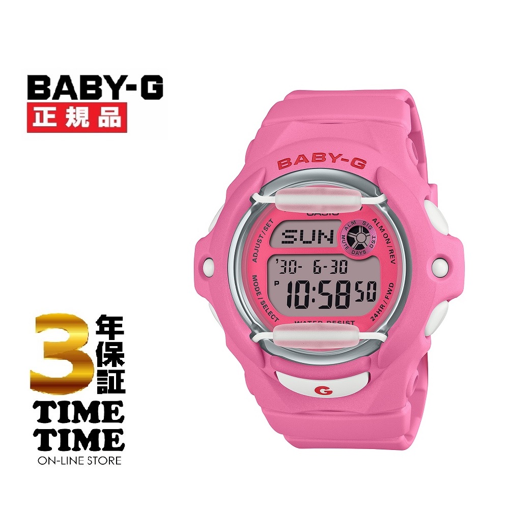CASIO カシオ BABY-G ベビーG チェリーカラーアクセント ピンク BG-169CH-4JF【安心の5年保証】