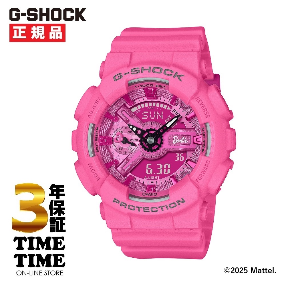 2/14発売！予約受付中！CASIO カシオ G-SHOCK Gショック バービーコラボレーションモデル GMA-S110BE-4AJR【安心の3年保証】