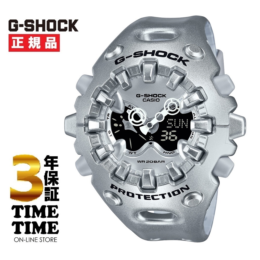 CASIO カシオ G-SHOCK Gショック メタリックシルバー 大容量電池採用モデル GA-V01A-8AJF【安心の5年保証】