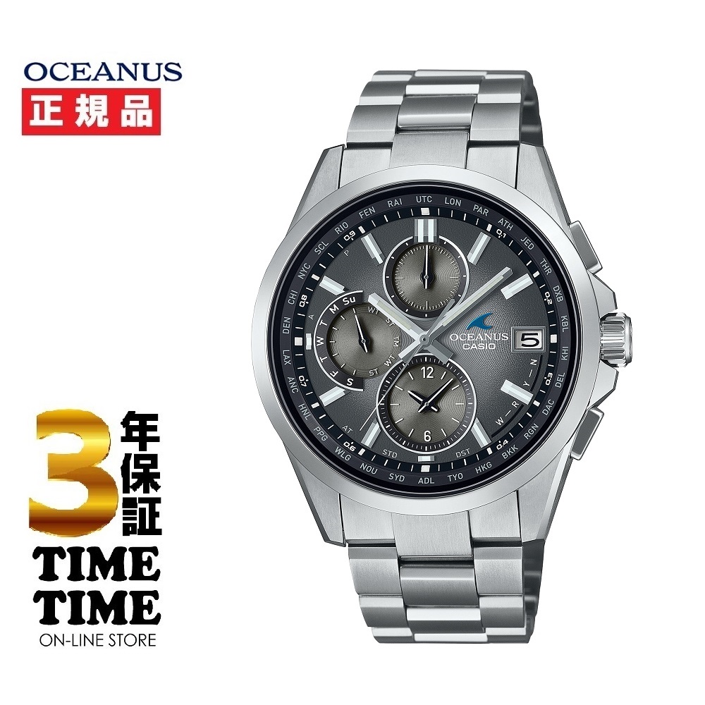 CASIO カシオ OCEANUS オシアナス Manta マンタ ソーラー電波 チタン OCW-T2600RA-8AJF【安心の5年保証】
