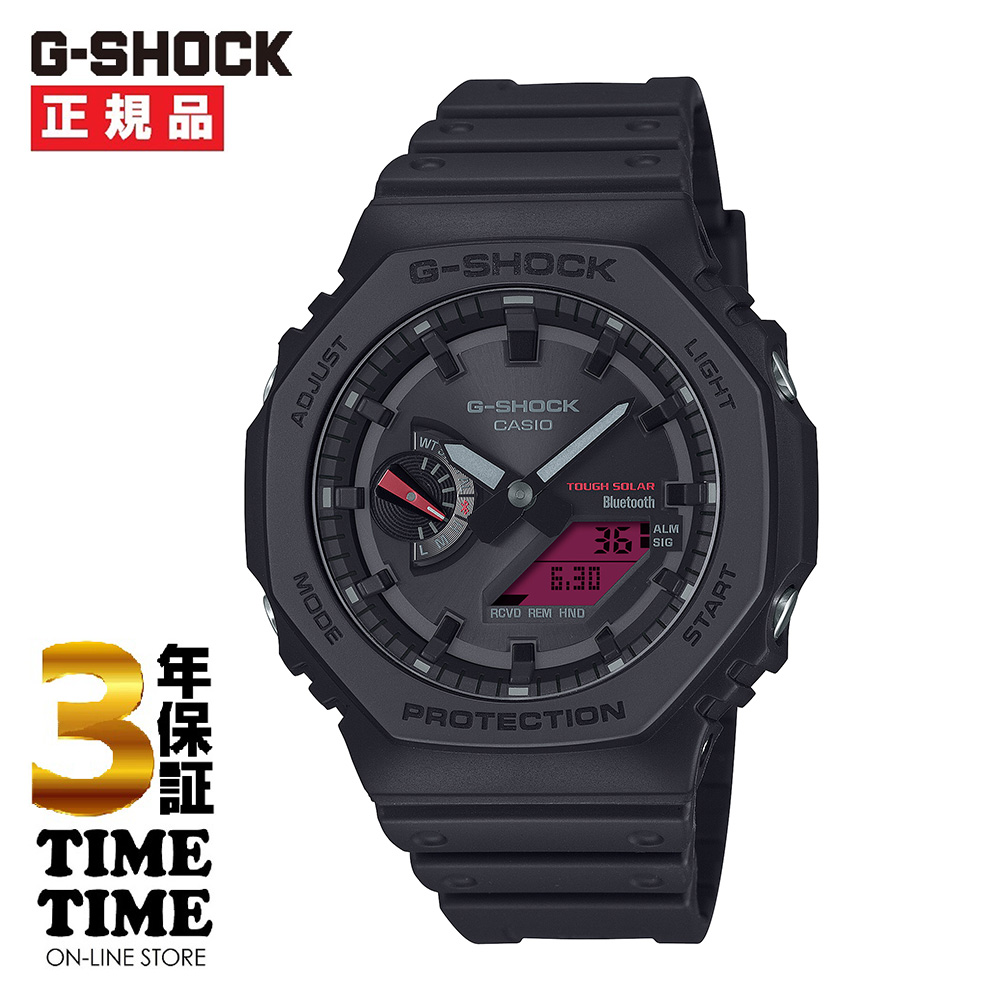CASIO カシオ G-SHOCK Gショック メンズ デジタル オールブラック カラー液晶 GA-B2100BBR-1AJF 【安心の5年保証】