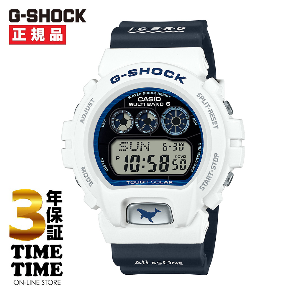 8/8発売！予約受付中！CASIO カシオ G-SHOCK Gショック Love The Sea And The Earth ソーラー電波 イルカ・クジラ ホワイト GW-6905K-7AJR 【安心の3年保証】