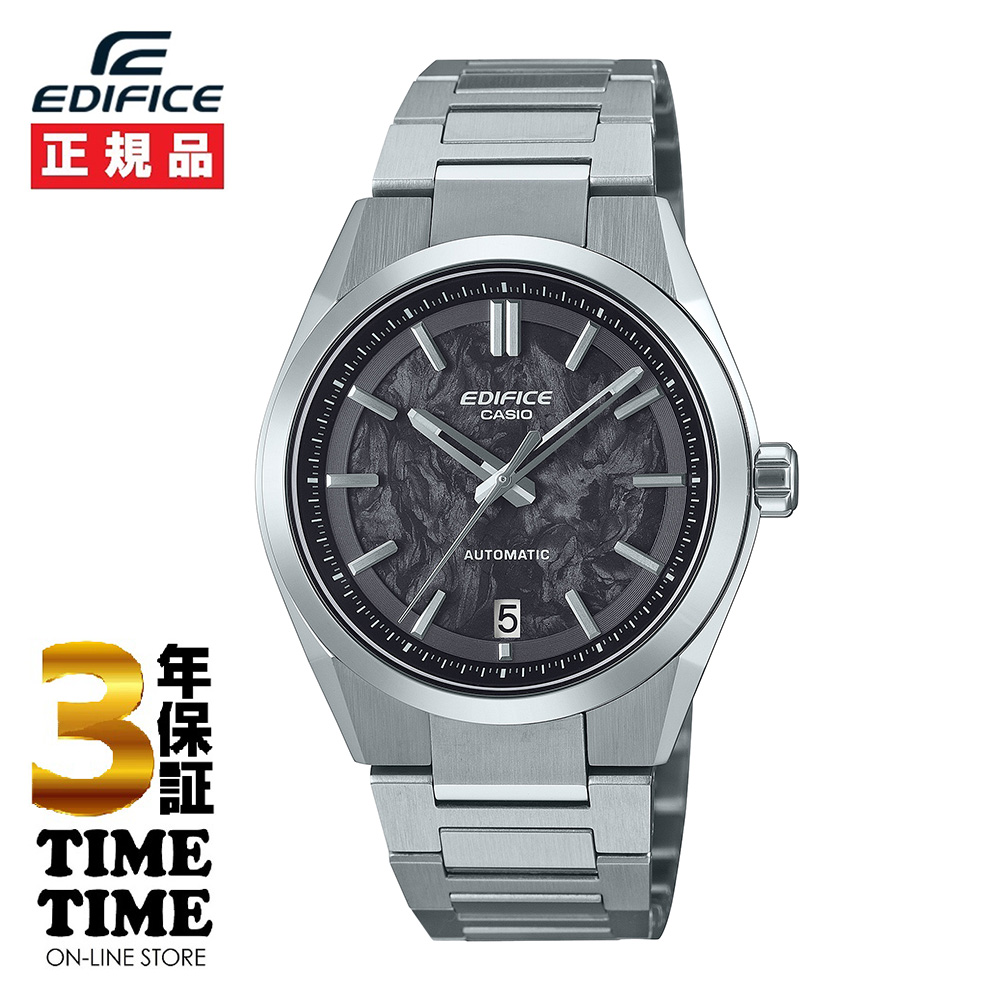 CASIO カシオ EDIFICE エディフィス フォージドカーボン採用 自動巻 ブラック EFK-100YCD-1AJF【安心の5年保証】