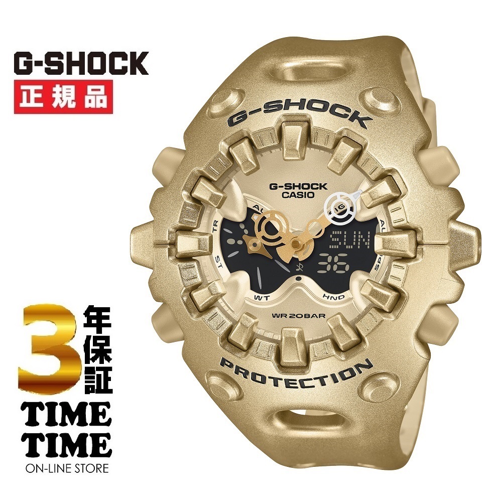 CASIO カシオ G-SHOCK Gショック メタリックゴールド 大容量電池採用モデル GA-V01A-9AJF【安心の5年保証】