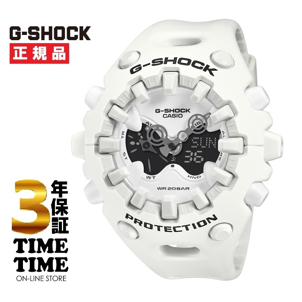 CASIO カシオ G-SHOCK Gショック ホワイト 大容量電池採用モデル GA-V01-7AJF【安心の5年保証】