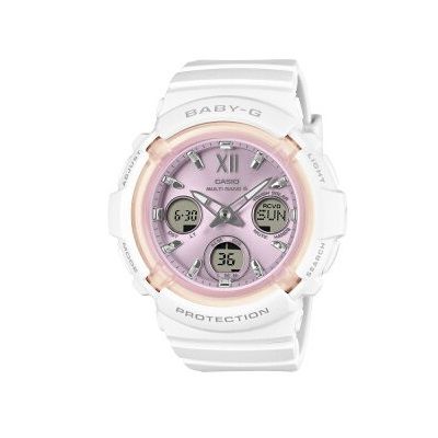 CASIO カシオ BABY-G ベビーG Spring Package ソーラー電波 ホワイト オリジナルポーチ付 BGA-2800SP-7A1JR【安心の5年保証】