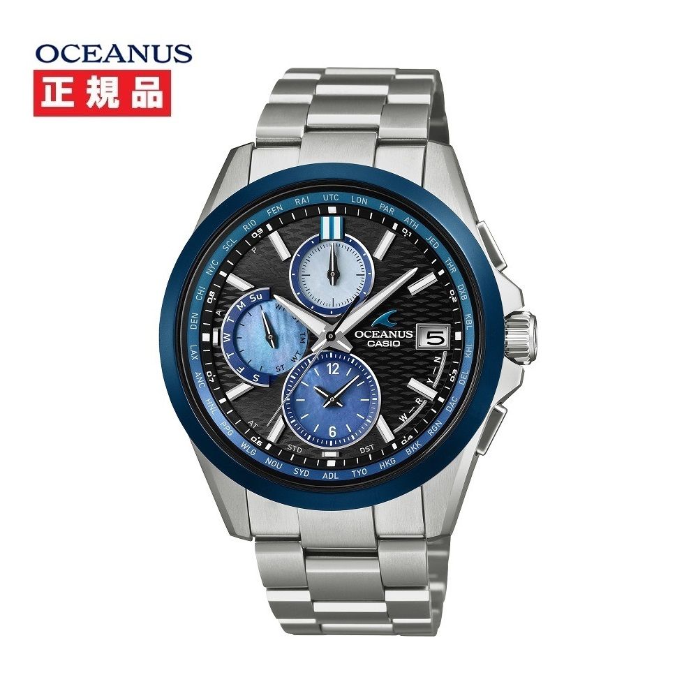 CASIO カシオ OCEANUS オシアナス ソーラー電波 チタン 阿波藍 OCW-T2600AP-1AJF 日本限定800本【安心の5年保証】