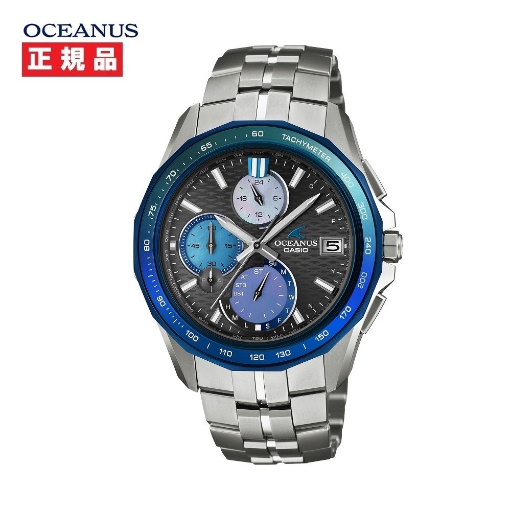 CASIO カシオ OCEANUS オシアナス Manta マンタ ソーラー電波 チタン 阿波藍 OCW-S7000AP-1AJF 限定1,300本【安心の5年保証】
