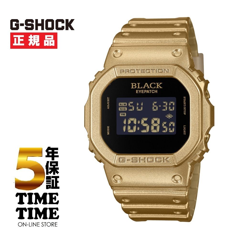 10/9発売！予約受付中！CASIO カシオ G-SHOCK Gショック BlackEyePatchコラボレーションモデル DW-5600BEP-9JR【安心の5年保証】