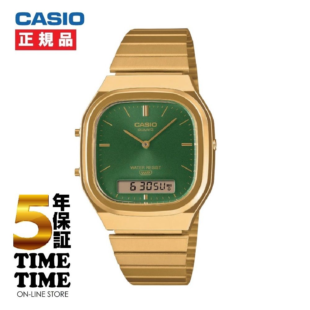 10/16発売！予約受付中！CASIO CLASSIC カシオクラシック 角型 AQ-240EG-3AJF【安心の5年保証】