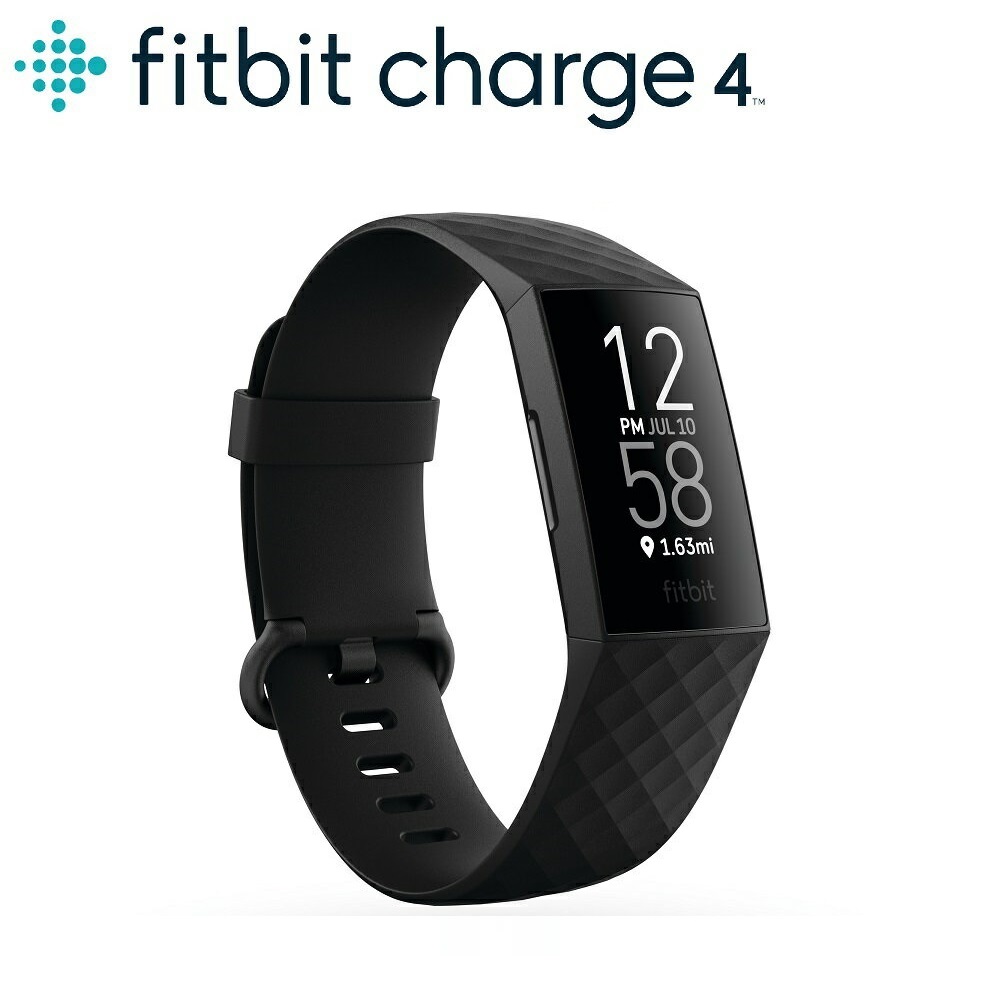 fitbit Charge 4 フィットビット チャージ 4 ブラック FB417BKBK-FRCJK 【安心のメーカー1年保証】 スマートウォッチ