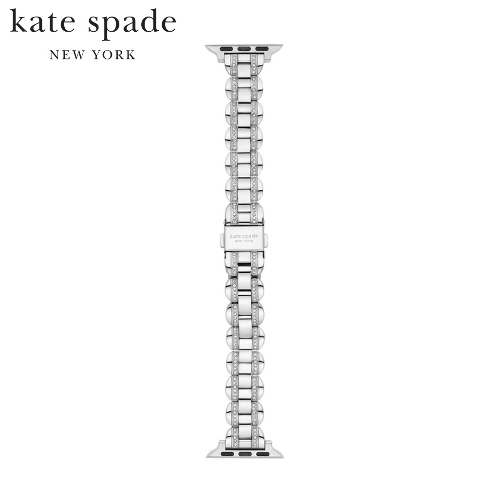 Kate Spade ケイトスペード Apple Watch用ベルト アップルウォッチ ステンレススチール 38/40/41mm対応 シルバー KSS0090