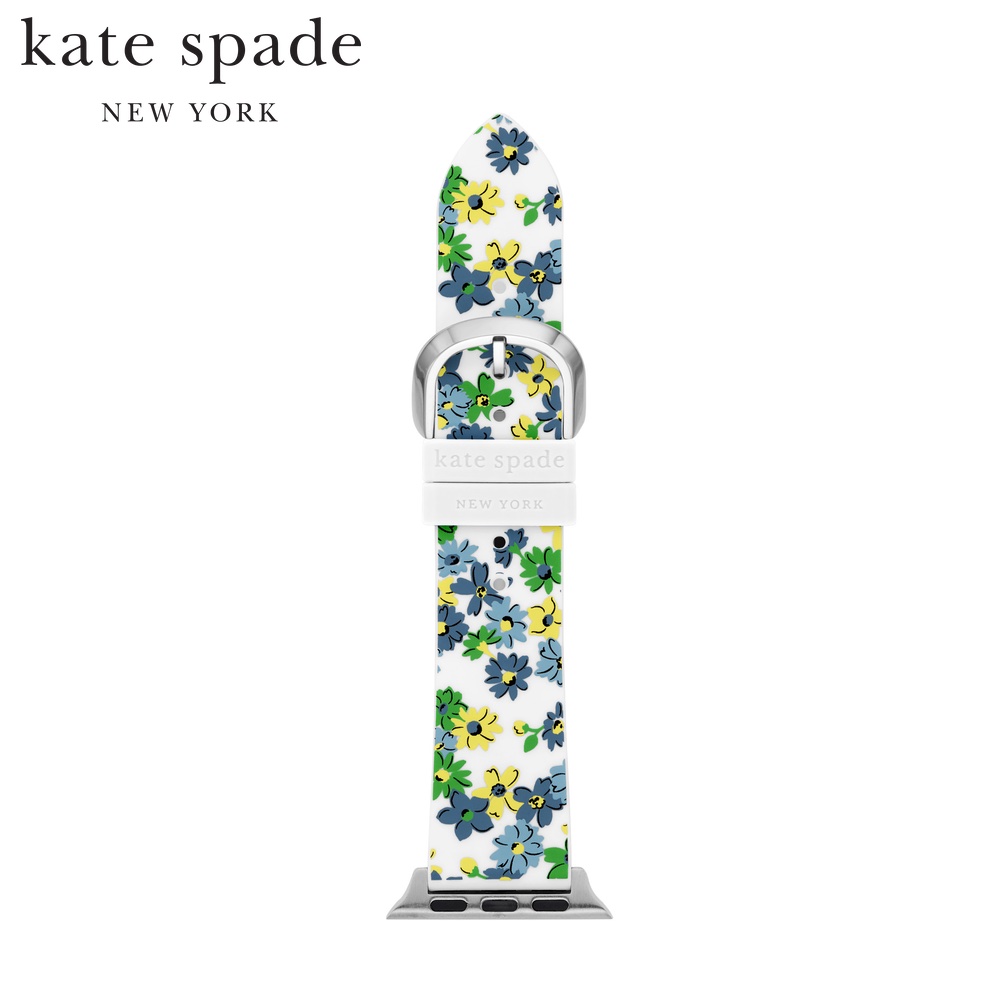 Kate Spade ケイトスペード Apple Watch用ベルト アップルウォッチ シリコン 38/40/41mm対応 ホワイト KSS0123