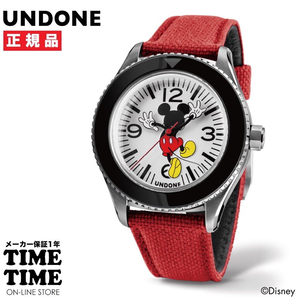 UNDONE アンダーン MICKEY MOUSE GUESS WHO’S BACK ディズニー ミッキーマウス 機械式 自動巻 COL-MKY-BCK 数量限定300本 【安心のメーカー1年保証】