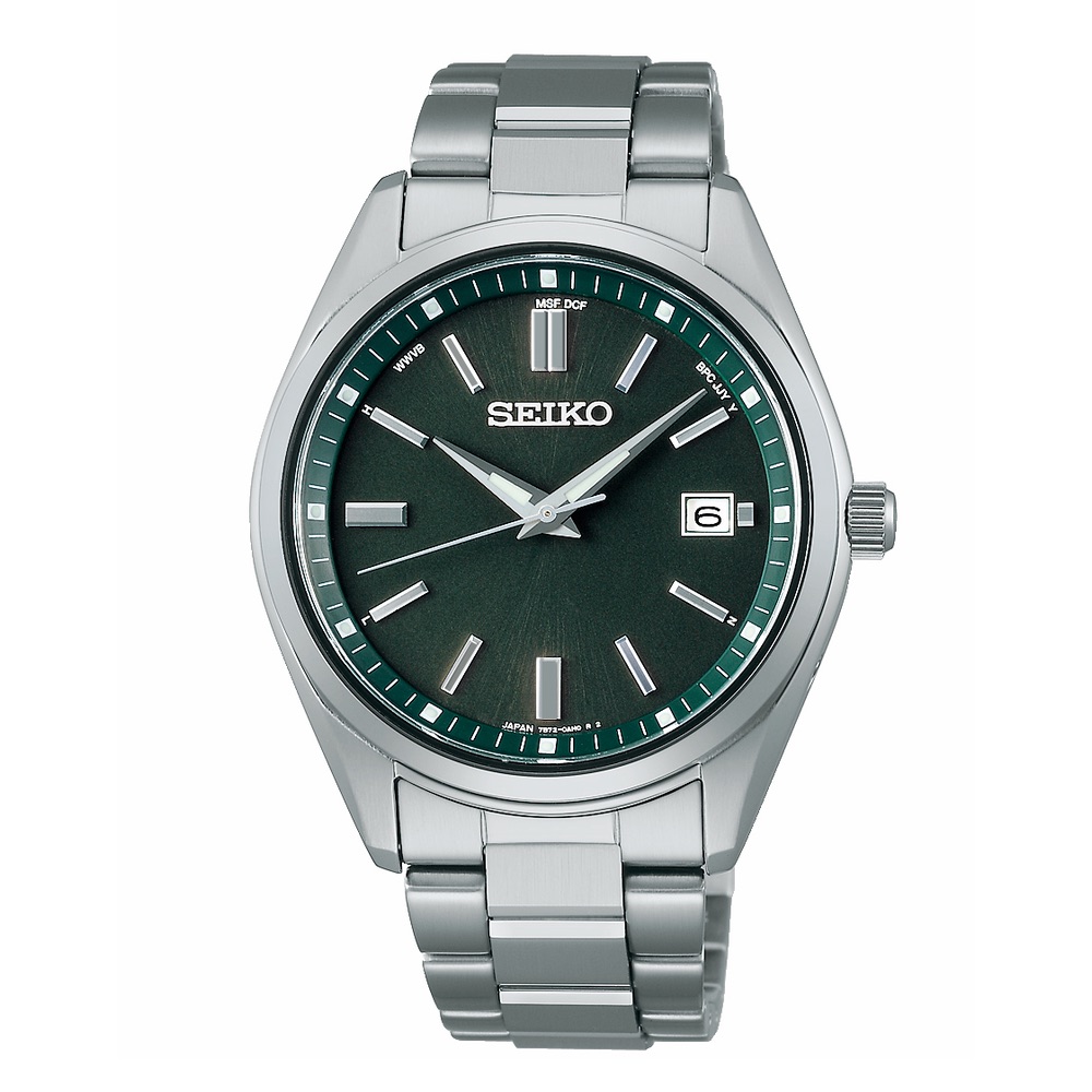 SEIKO SELECTION セイコーセレクション Sシリーズ 腕時計 メンズ ソーラー電波 グリーン シルバー SBTM319 【安心の3年保証】