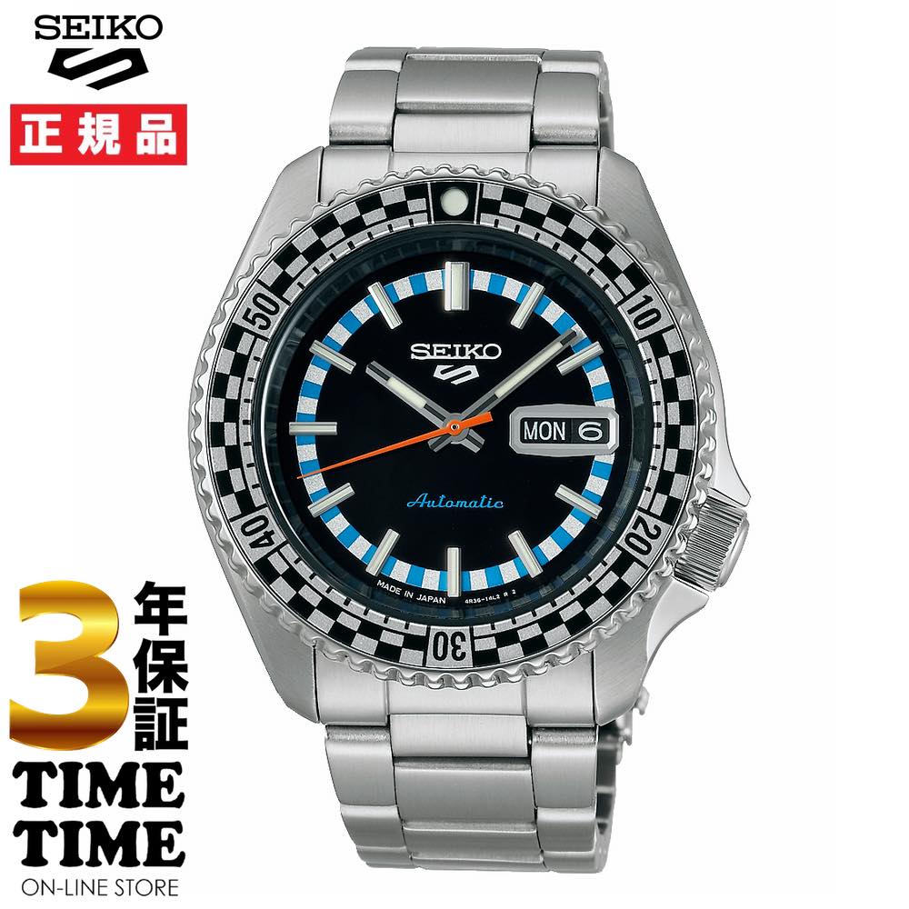 Seiko 5 Sports セイコー5 スポーツ Sports SKX Sports Style Retro Color Collection メカニカル ブラック シルバー SBSA245 【安心の5年保証】