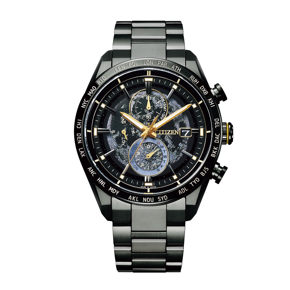 CITIZEN シチズン ATTESA アテッサ ACT Line Black Titanium Series HAKUTO-Rコラボモデル AT8185-71E 数量限定1,200本 【安心の3年保証】 腕時計