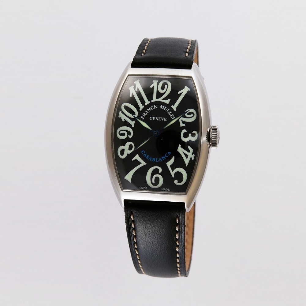 [フランクミュラー]新品・純正BOX付 FRANCK MULLER 腕時計 カサブランカ ブラック/カーフストラップ 自動巻 5850CASA メンズ 【並行輸入品・1年保証】
