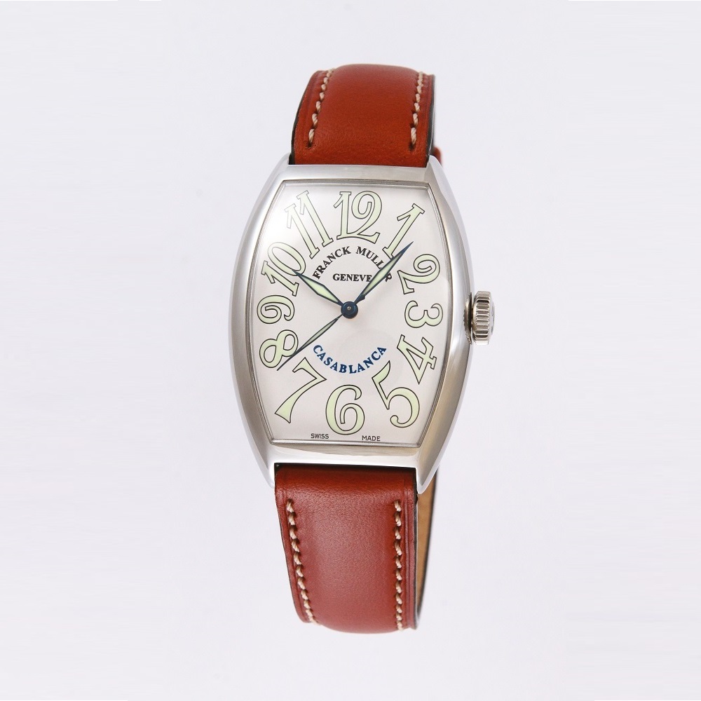 [フランクミュラー]新品・純正BOX付 FRANCK MULLER 腕時計 カサブランカ ホワイト/カーフストラップ 自動巻 5850CASA メンズ 【並行輸入品・1年保証】
