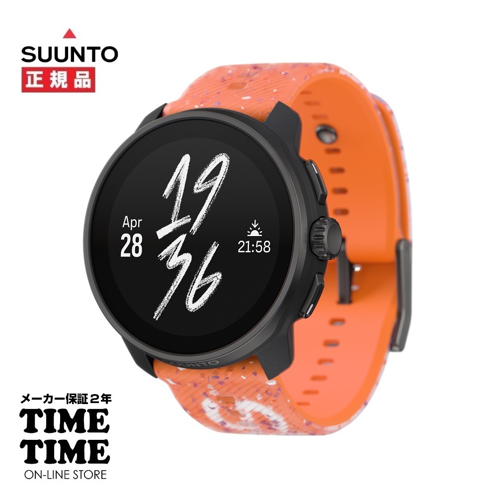 新製品！SUUNTO RACES POWERORANGE スント レースS パワーオレンジ SS051096000 【安心のメーカー2年保証】 スマートウォッチ GPS オフラインマップ機能