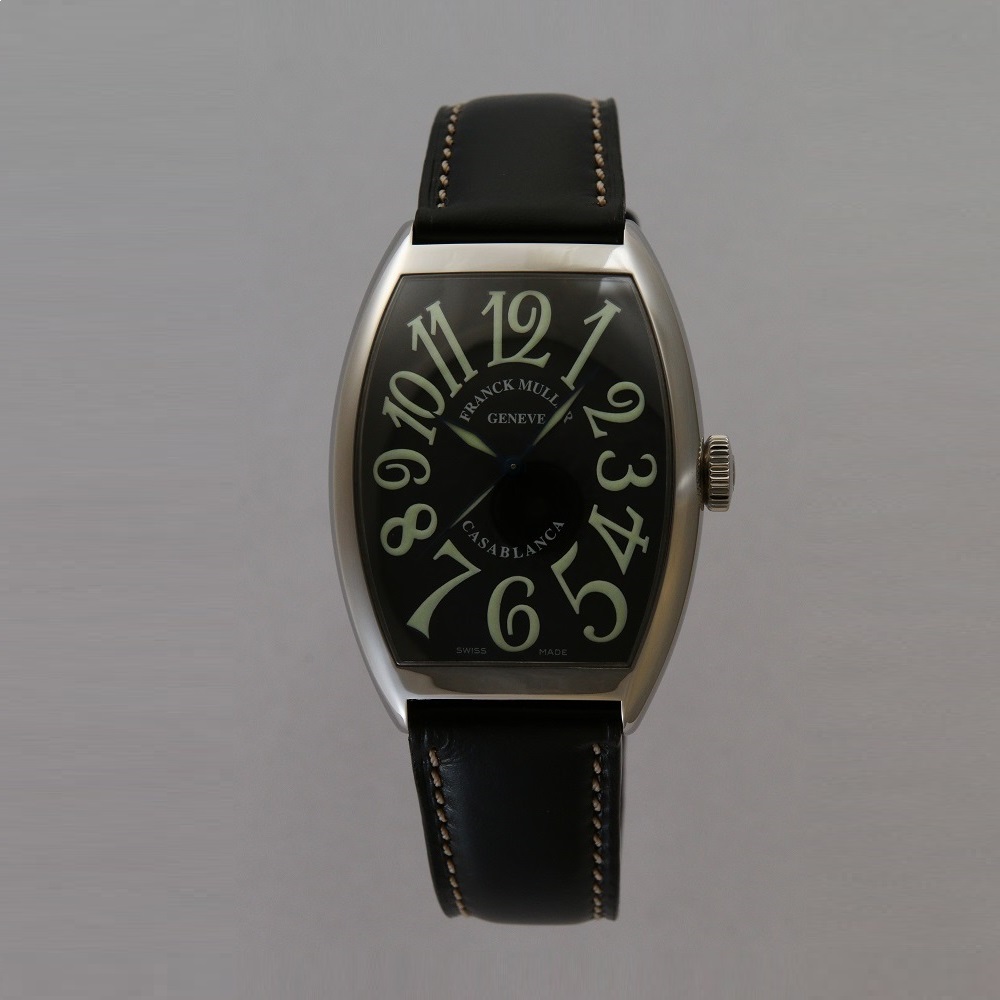 [フランクミュラー]新品・純正BOX付 FRANCK MULLER 腕時計 カサブランカ ブラック/カーフストラップ 自動巻 6850CASA メンズ 【並行輸入品・1年保証】