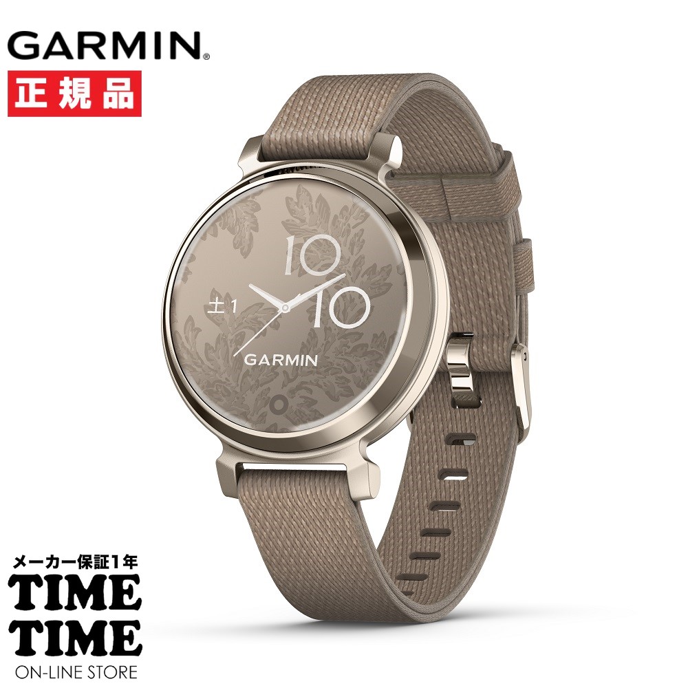 GARMIN ガーミン Lily 2 リリー2 Classic Coffee Fabric / CreamGold スマートウォッチ レディース Suica対応 010-02839-52 【安心のメーカー1年保証】