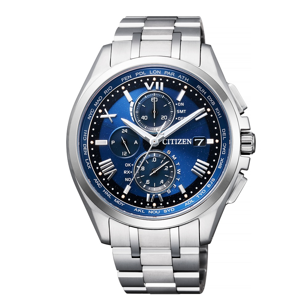 ＜リングノート付き＞CITIZEN シチズン ATTESA アテッサ エコ・ドライブ電波時計 AT8041-54L 限定モデル 【安心の3年保証】 腕時計