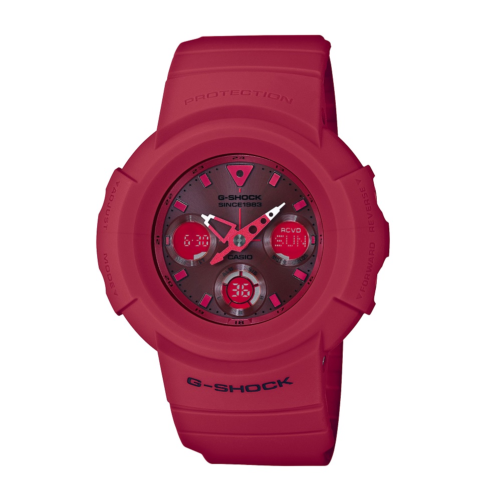 CASIO カシオ G-SHOCK Gショック 35th Anniversary RED OUT AWG-M535C-4AJR【安心の3年保証】 腕時計