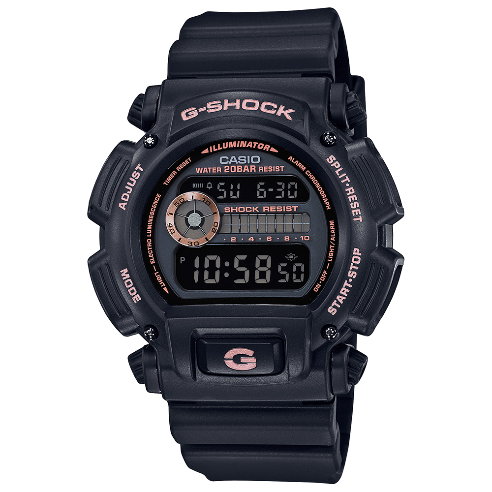 CASIO カシオ G-SHOCK Gショック DW-9052GBX-1A4JF BLACK&GOLD腕時計
