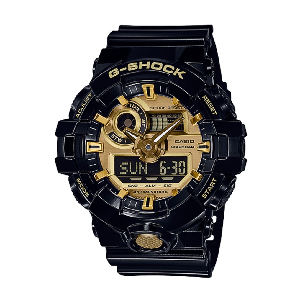 CASIO カシオ G-SHOCK Gショック GA-710GB-1AJF 【安心の3年保証】 腕時計