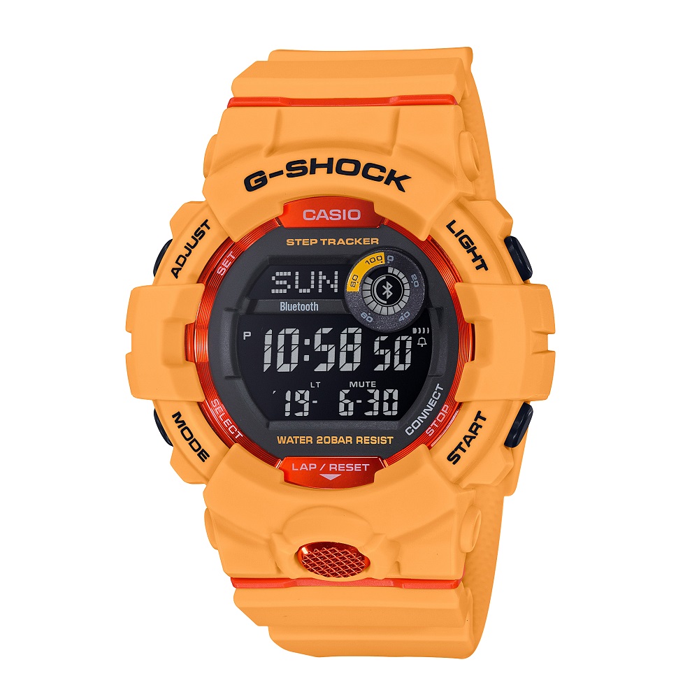 CASIO カシオ G-SHOCK Gショック GBD-800-4JF Bluetooth搭載 ～G-SQUAD～ 【安心の3年保証】 腕時計